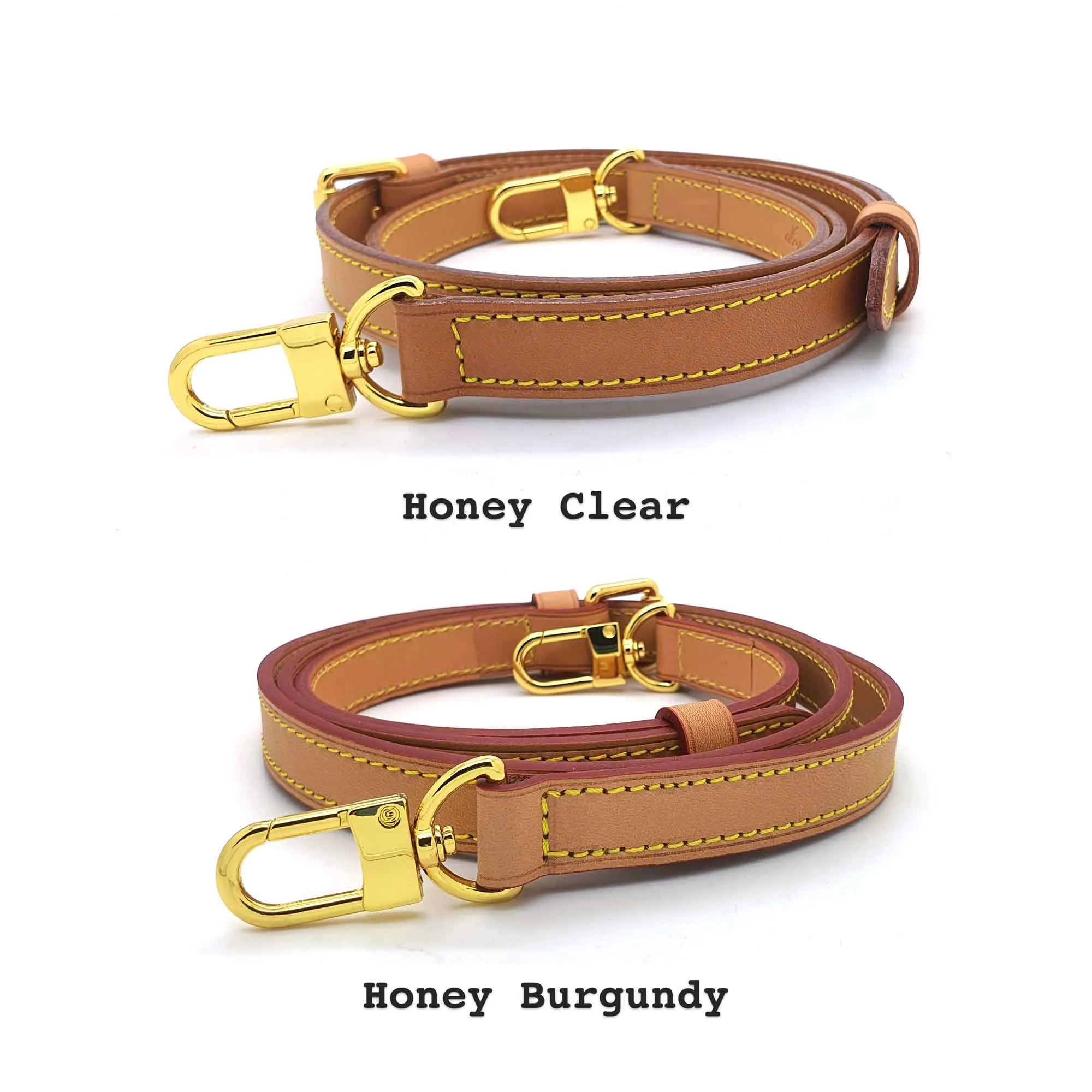 18mm - 3/4 Leather Adjustable Strap - 2 sizes - 6 colors