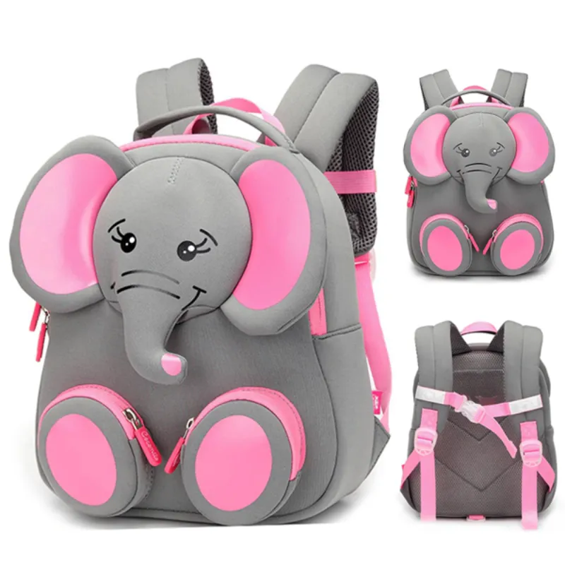 3D Elephant Bag Backpack For Kids Children