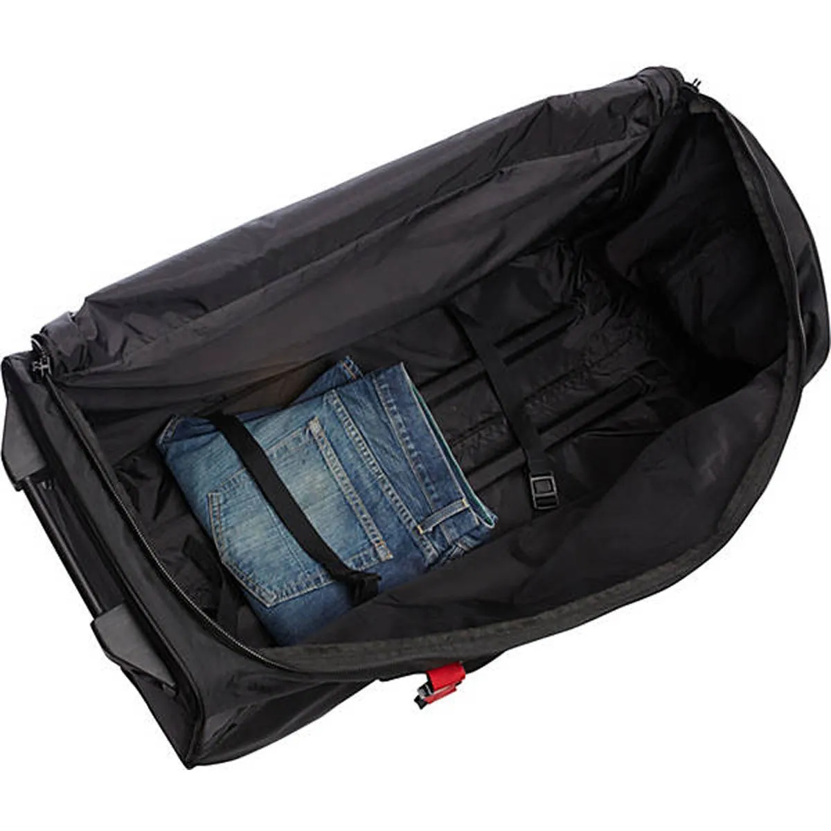 A. Saks EXPANDABLE 31 inch Ballistic Wheeled Duffel