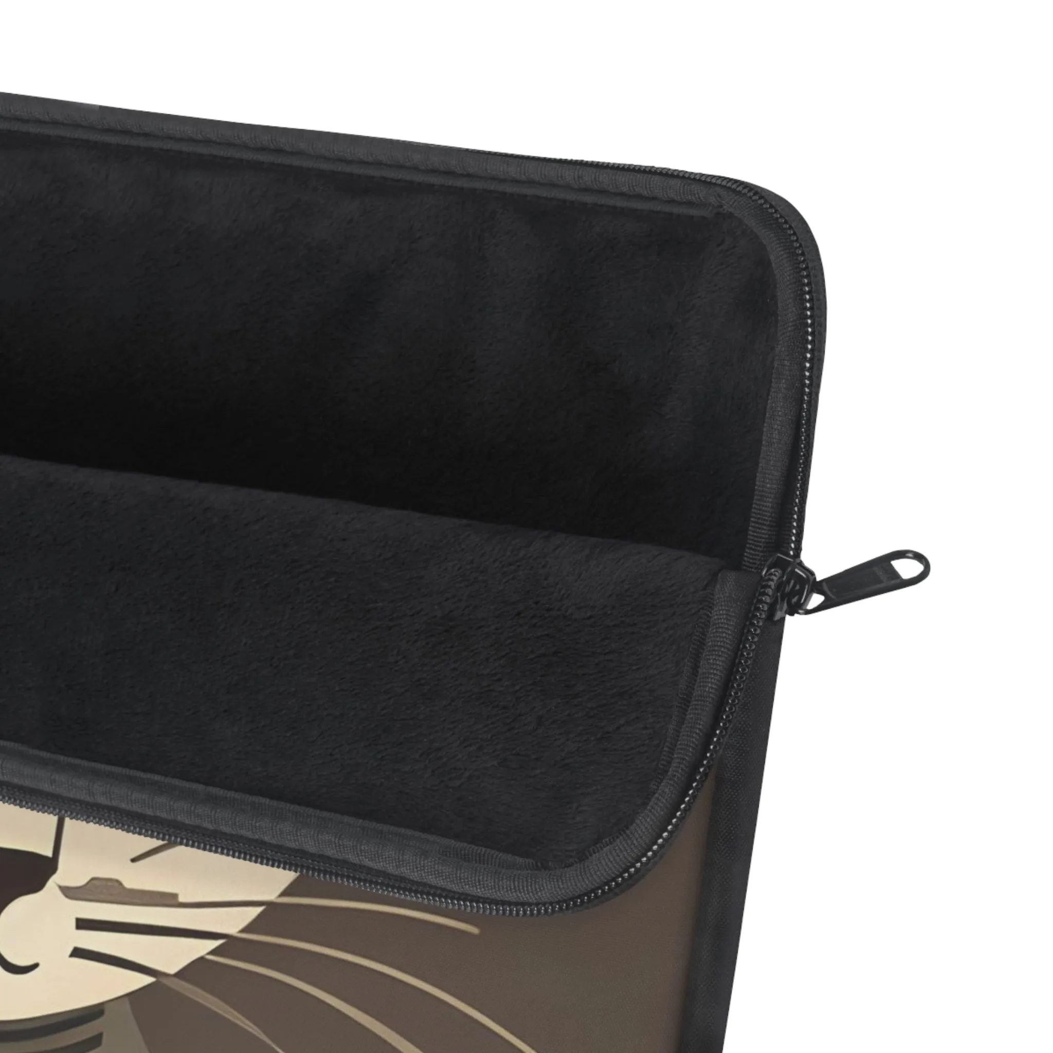 Art Deco Cat, Laptop Carrying Case, Top Loading Sleeve for School or Work