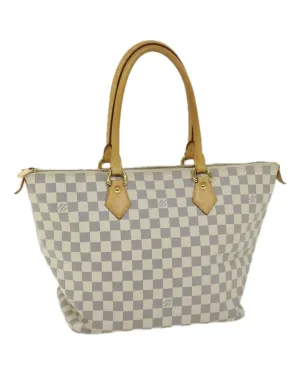 Authentic Damier Azur Tote Bag with MM Size by Louis Vuitton