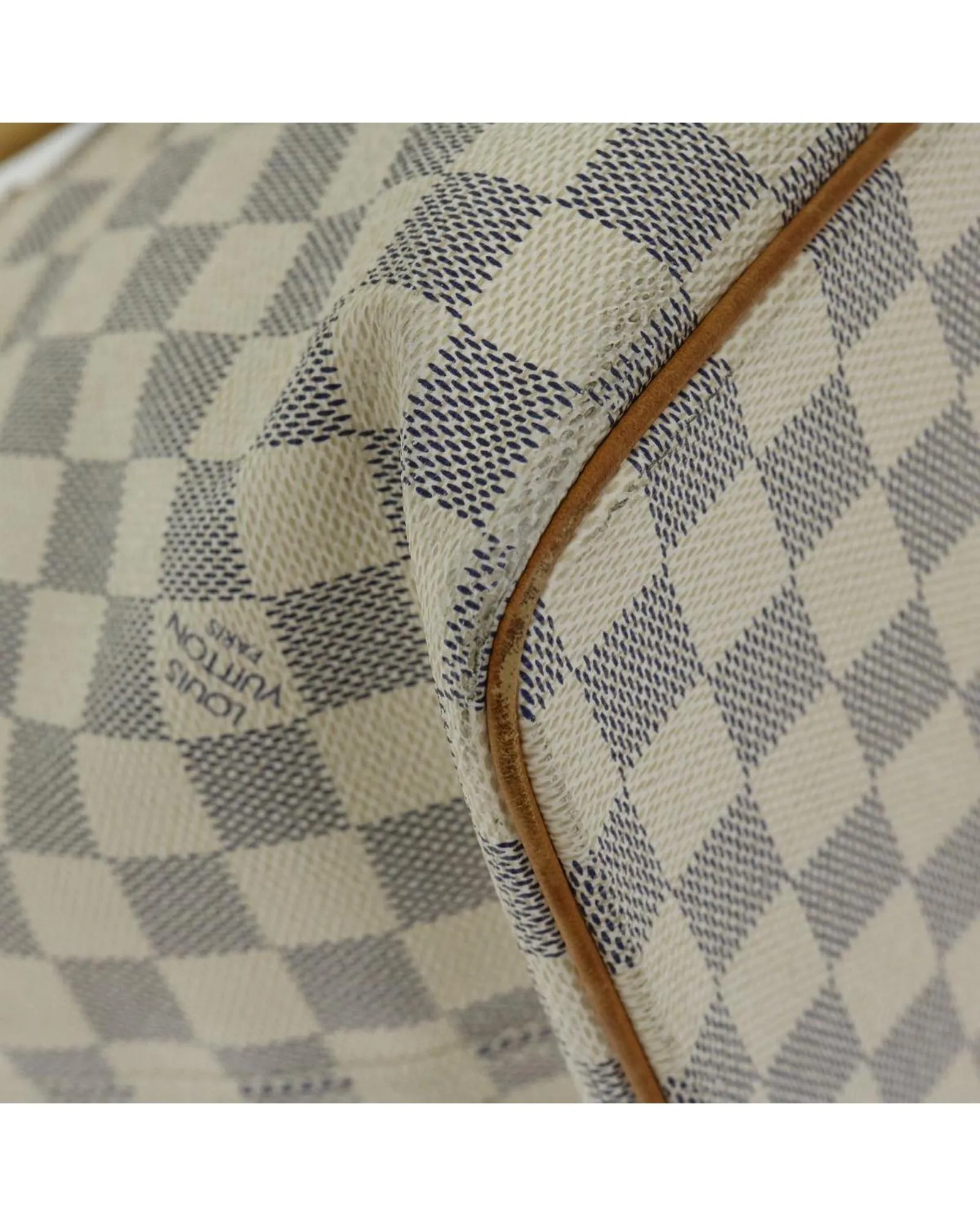 Authentic Damier Azur Tote Bag with MM Size by Louis Vuitton