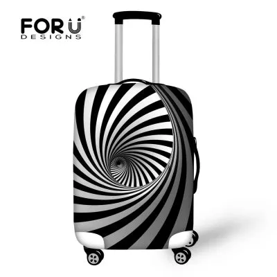 Brand 3D Portable Elastic Travel Luggage Cover Stretch Protect Suitcase Cover Apply to 18-30 Inch Case Waterproof Luggage Covers