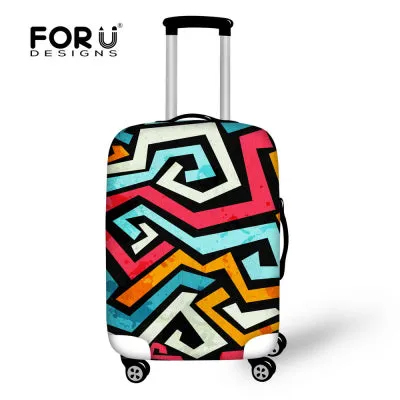 Brand 3D Portable Elastic Travel Luggage Cover Stretch Protect Suitcase Cover Apply to 18-30 Inch Case Waterproof Luggage Covers