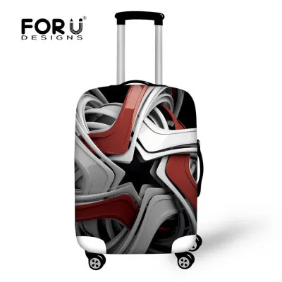 Brand 3D Portable Elastic Travel Luggage Cover Stretch Protect Suitcase Cover Apply to 18-30 Inch Case Waterproof Luggage Covers