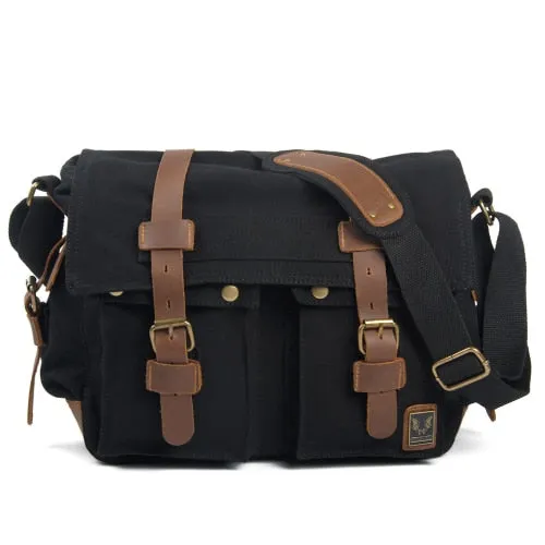 Canvas Leather Men Messenger Bags I AM LEGEND Will Smith Big Satchel Shoulder Bags Male Laptop Briefcase Travel Handbag