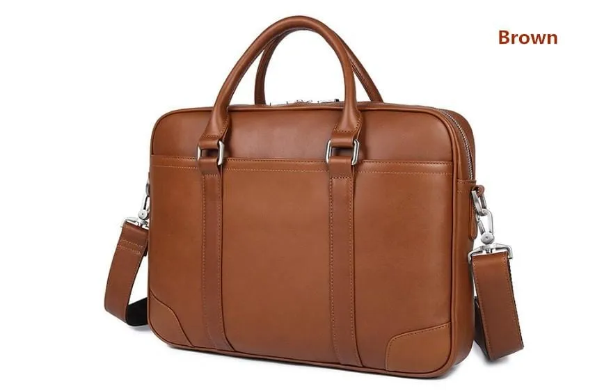 Chocolate Leather HP Laptop Bags