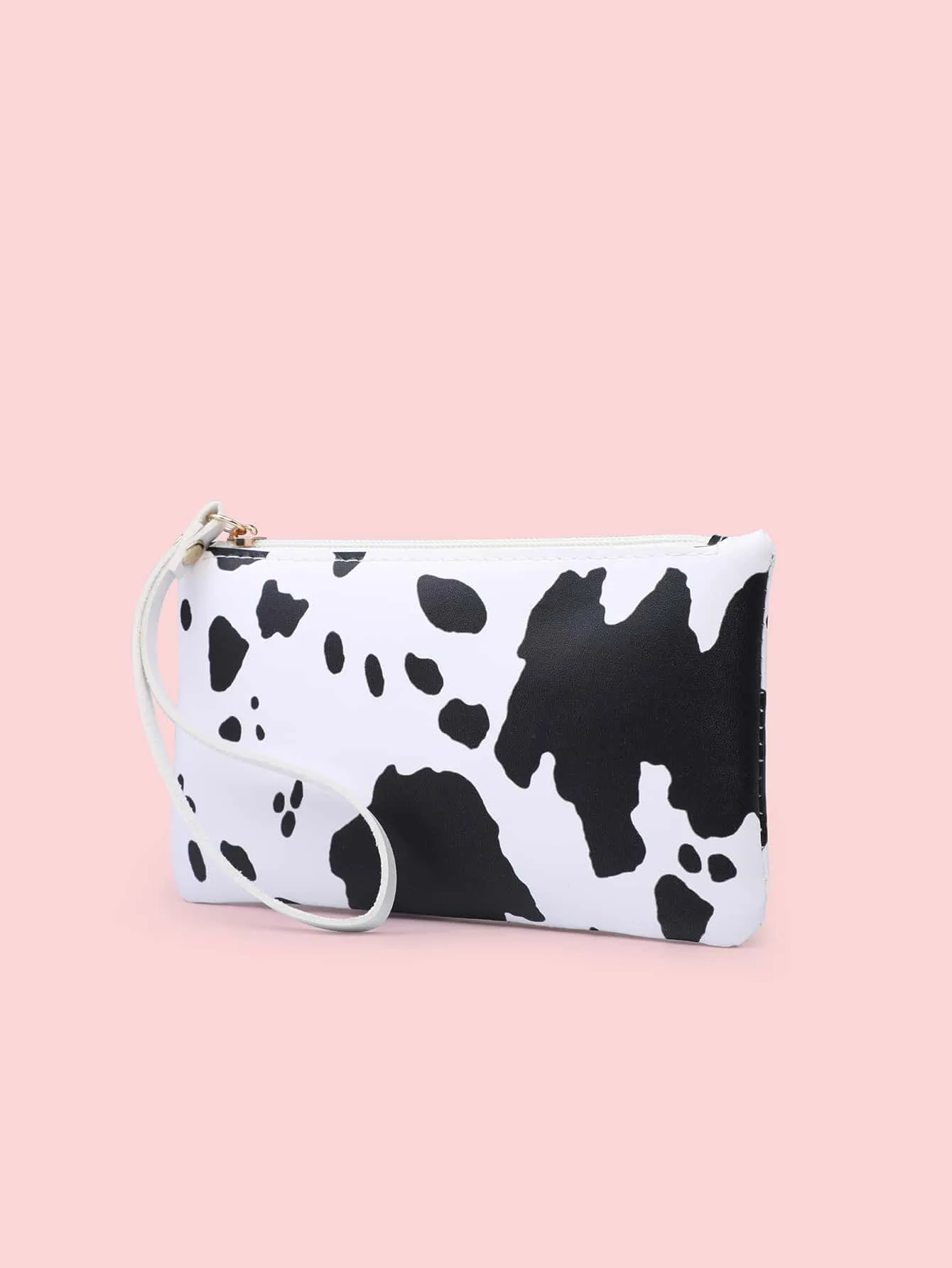 Cow Print Long Purse