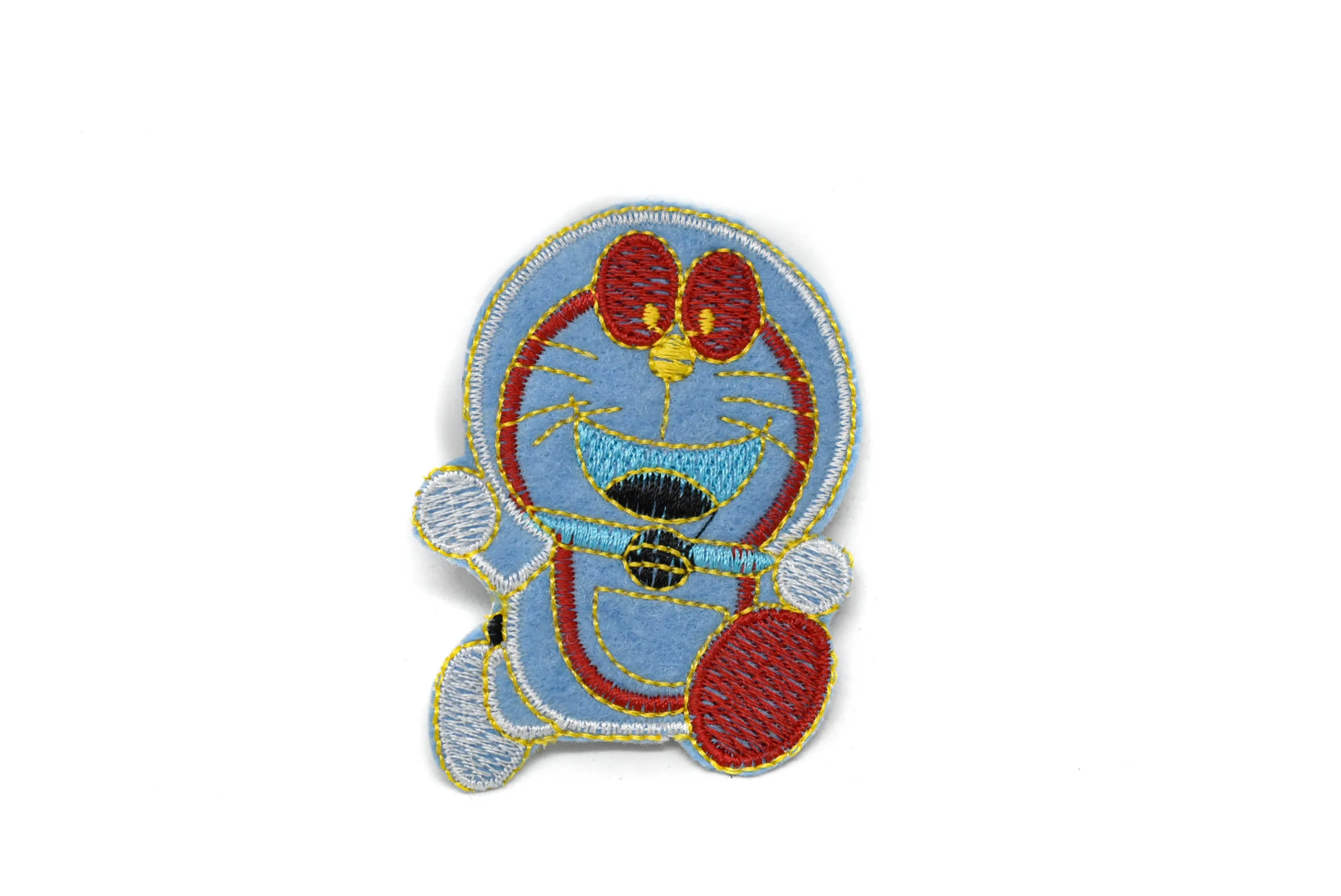 Doraemon Cat Character Iron-on Patch 2.63" x 2" - 1 Piece