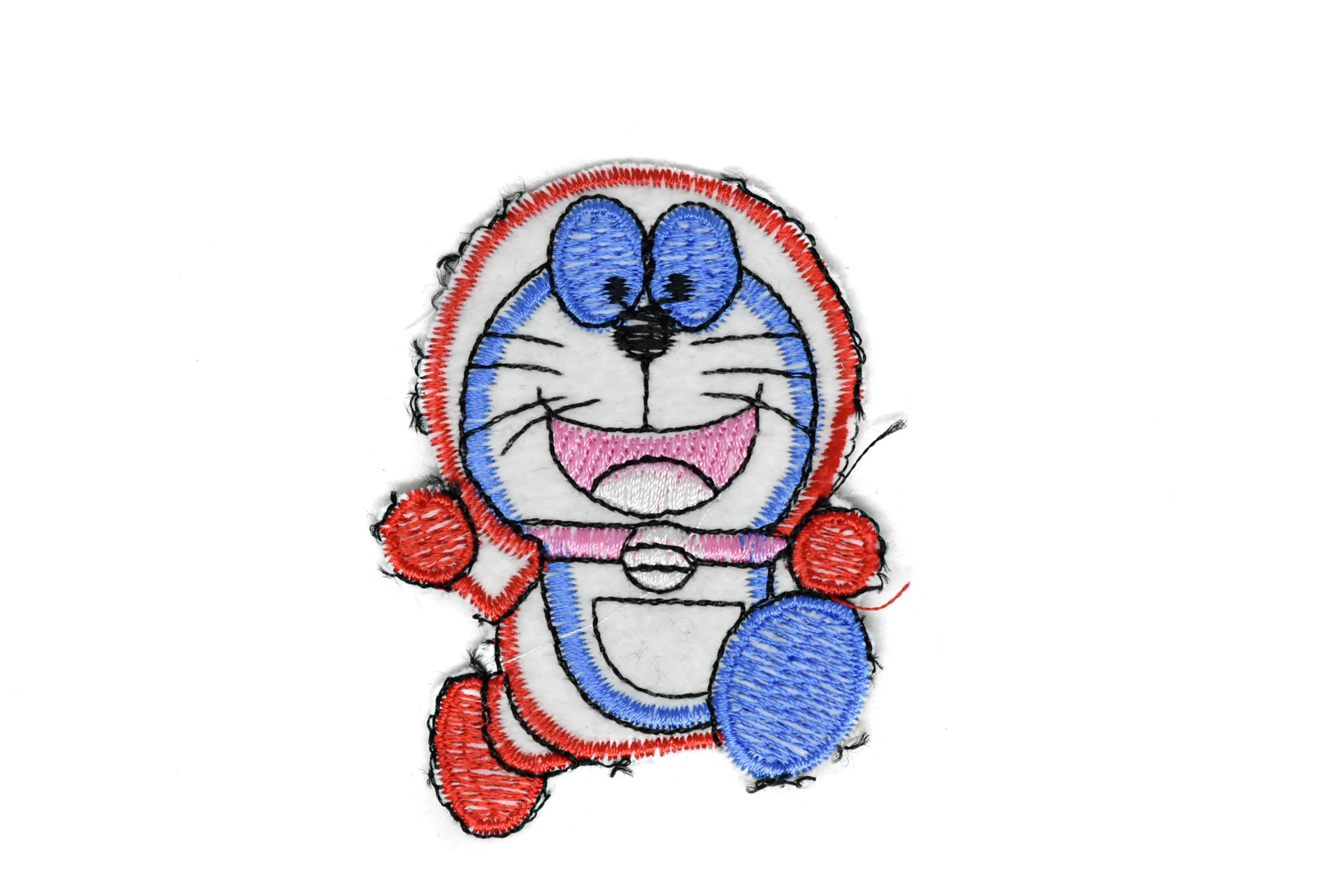 Doraemon Cat Character Iron-on Patch 2.63" x 2" - 1 Piece