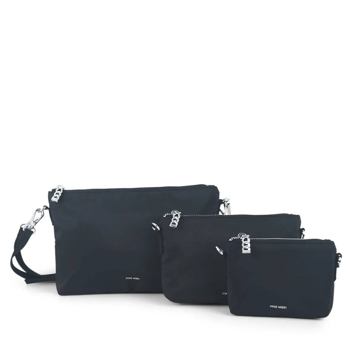 Drea Pouch Set-Black