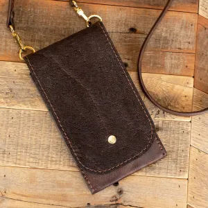 Elephant Brown Phone Purse