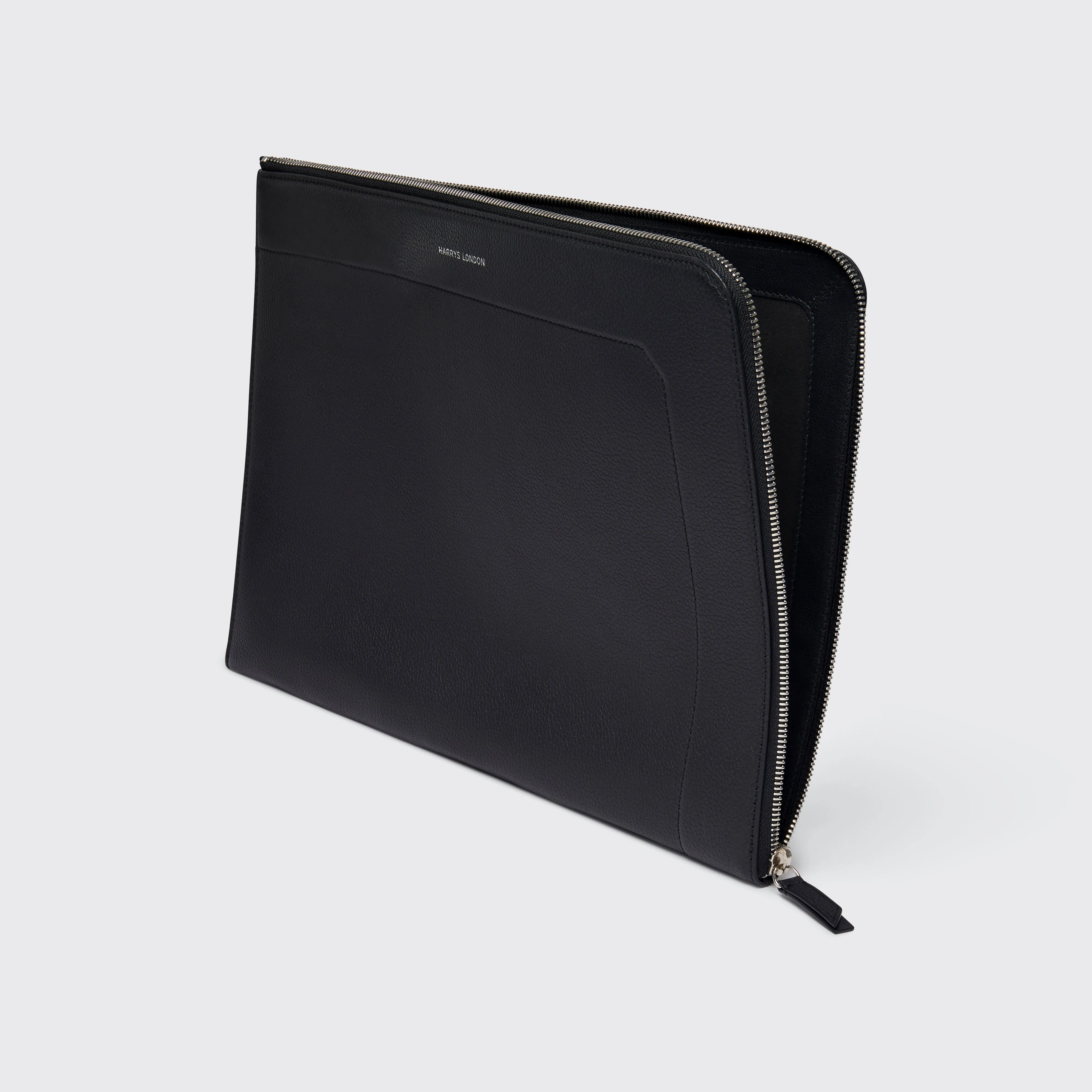 Folio Case Grained Leather Black