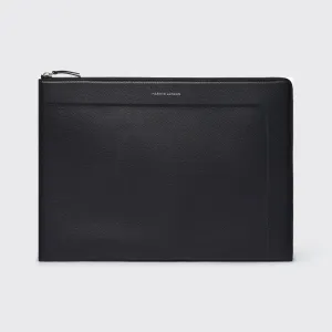 Folio Case Grained Leather Black