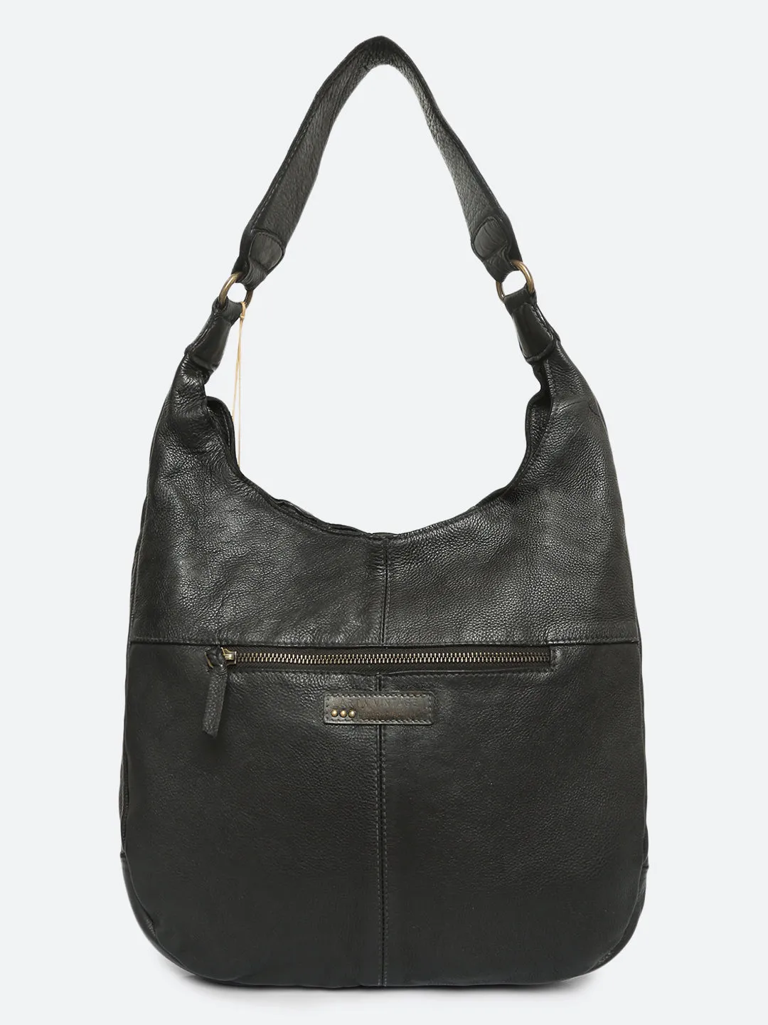 Genuine Black Leather Hand Weaving Leather Bag