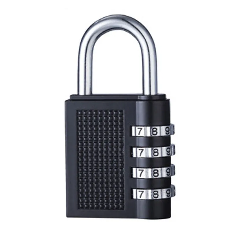 Luggage Gym Anti-Theft Lock Four Zinc Alloy Safety Padlock