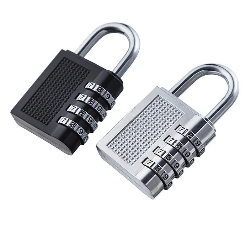 Luggage Gym Anti-Theft Lock Four Zinc Alloy Safety Padlock