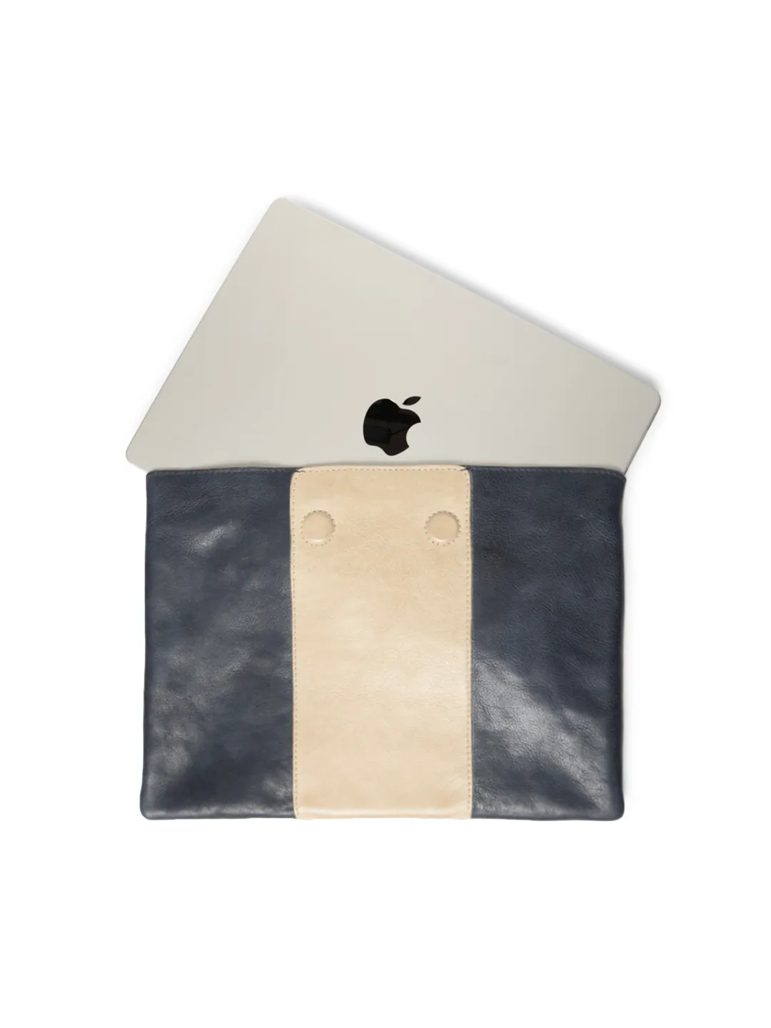 LuxeGuard Beige Leather Laptop Sleeves