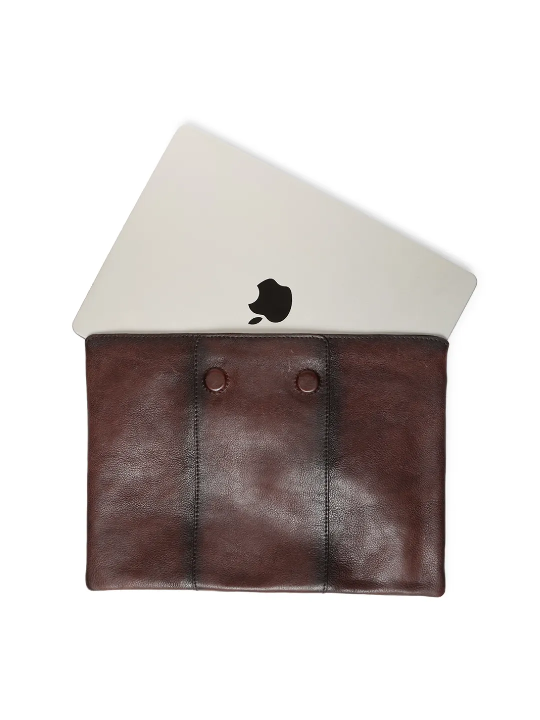 LuxeGuard Brown Leather Laptop Sleeves