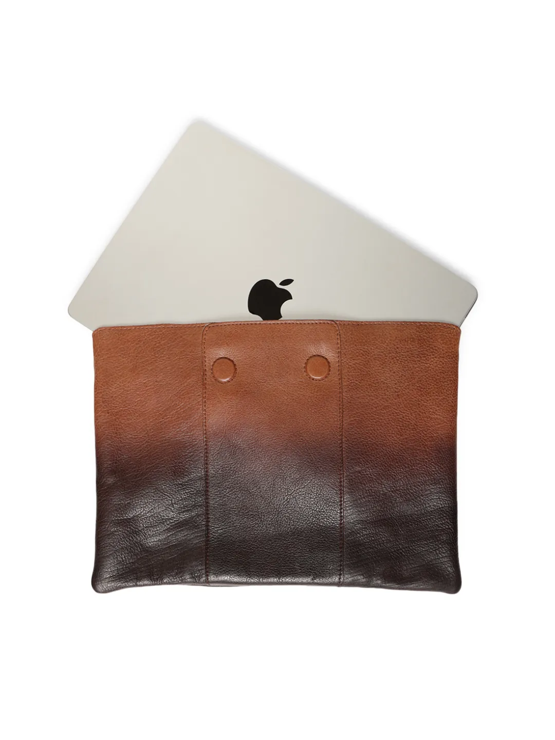 LuxeGuard Cognac with Brown Leather Laptop Sleeves