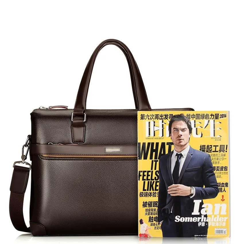 Luxury Leather Business Briefcase & Wallet - 3 Colors