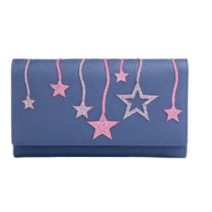 Mala Leather Navy Mala Taurus Matinee Purse