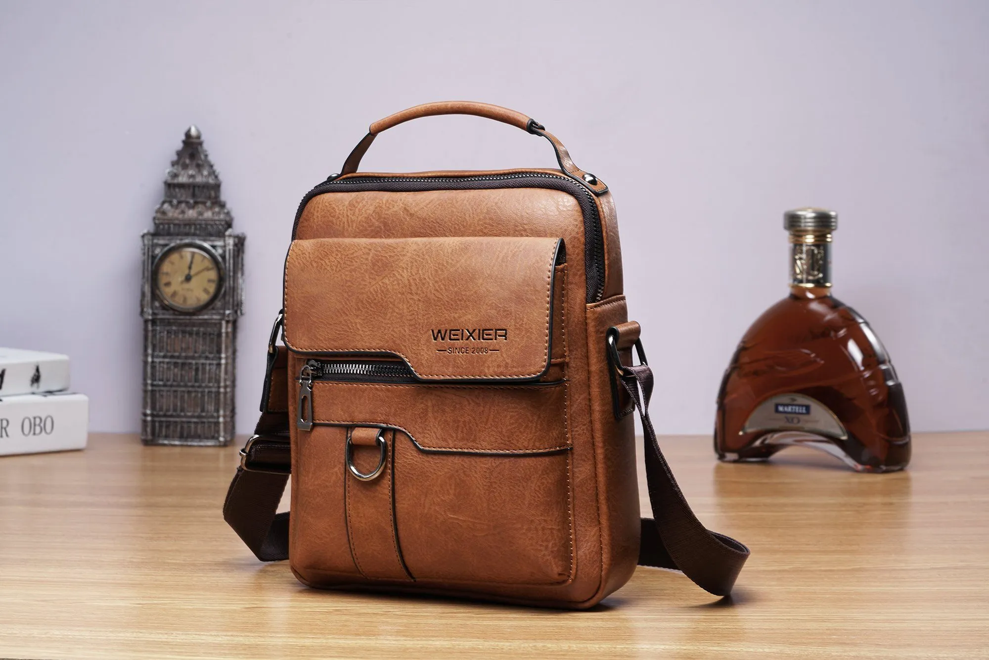 Men’s Shoulder/Satchel Bag - Chestnut (8642)