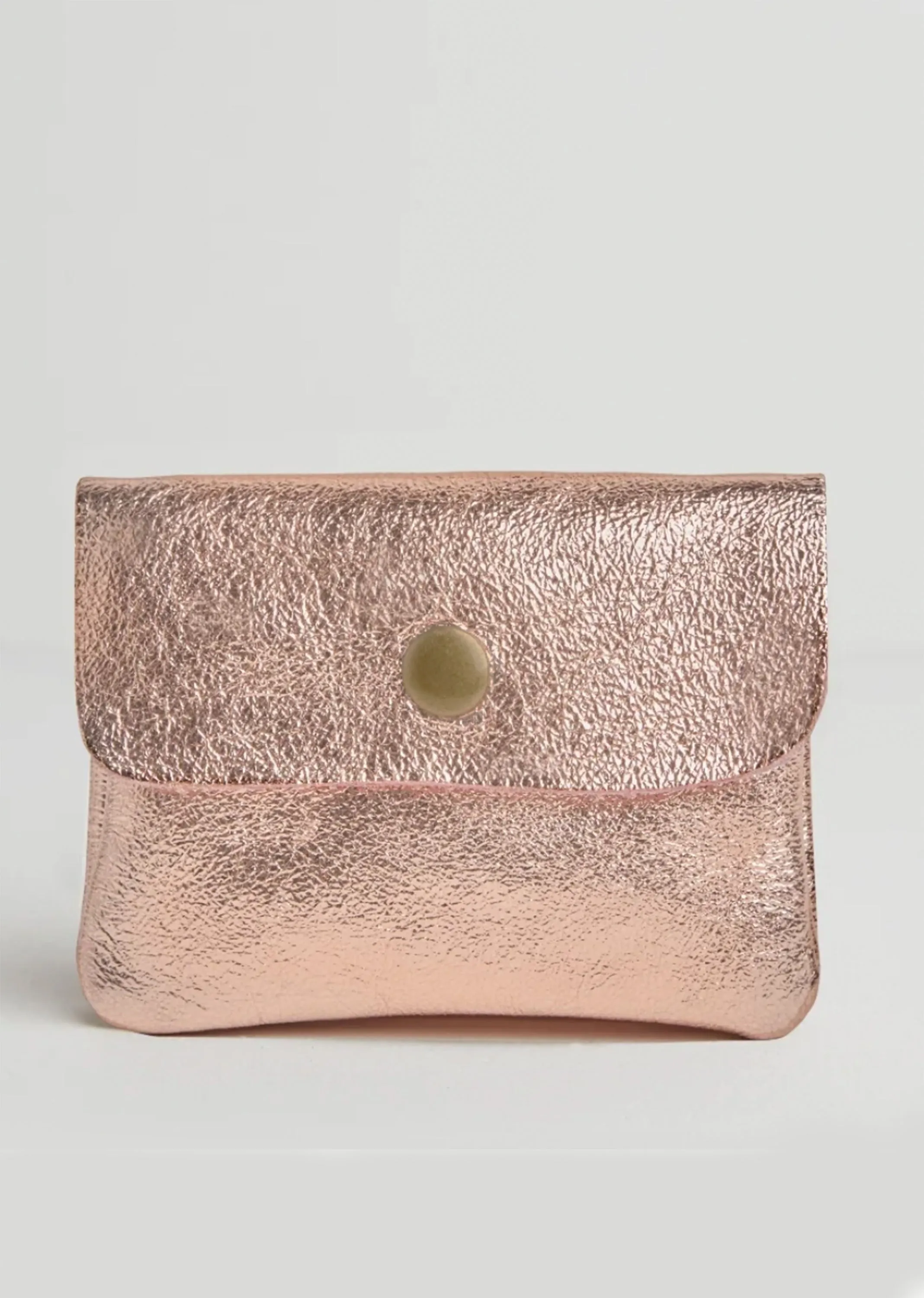 Metallic Small Leather Purse