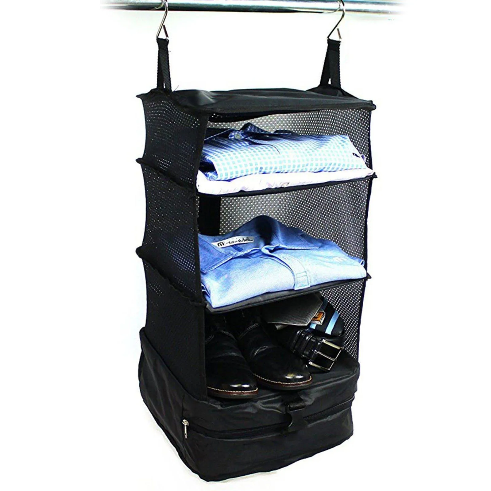 Multi-Layer Portable Luggage Organizer