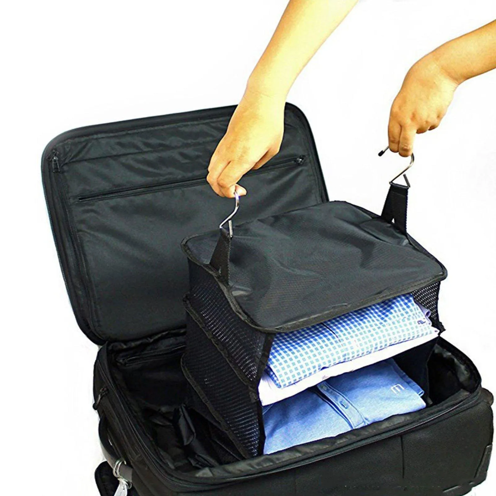 Multi-Layer Portable Luggage Organizer