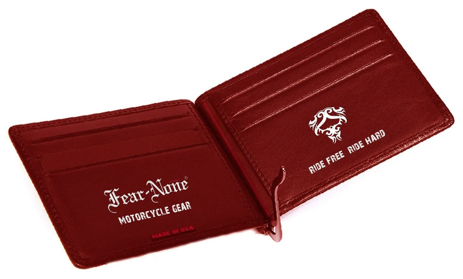 Official "COOLEST CLASSIC RED" EXTRA HD Biker Wallet