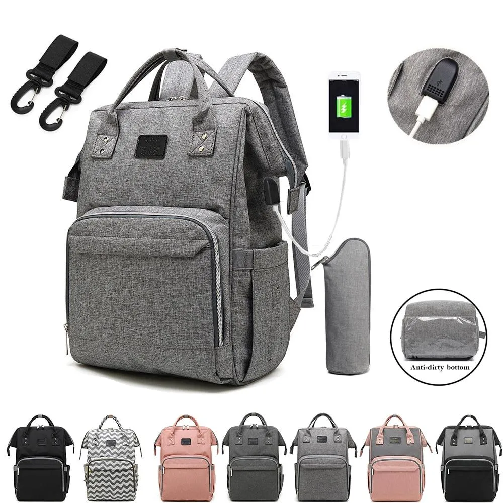 Parents Large Capacity Multi-function Waterproof Nappy Travel Bags