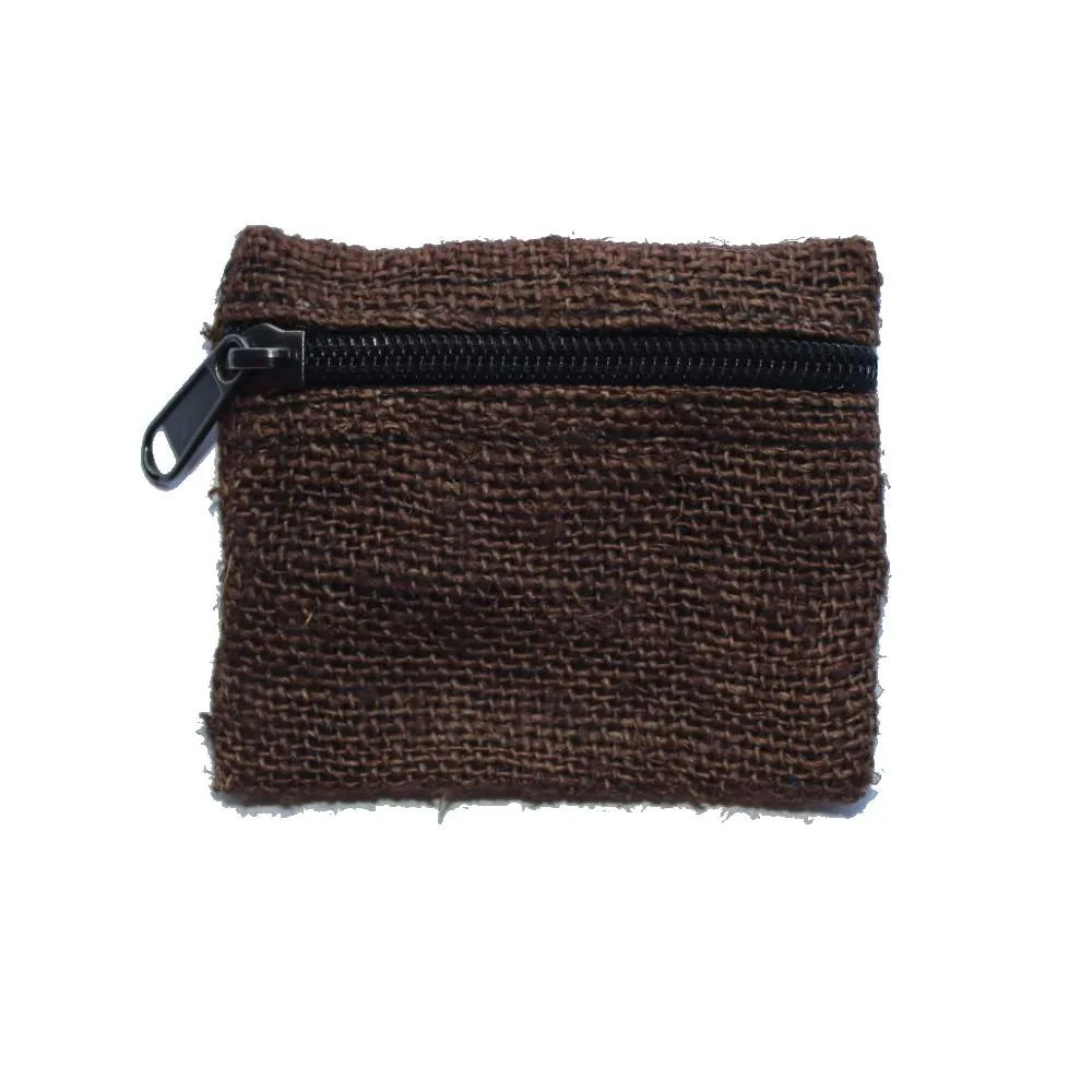 plain hemp coin purse