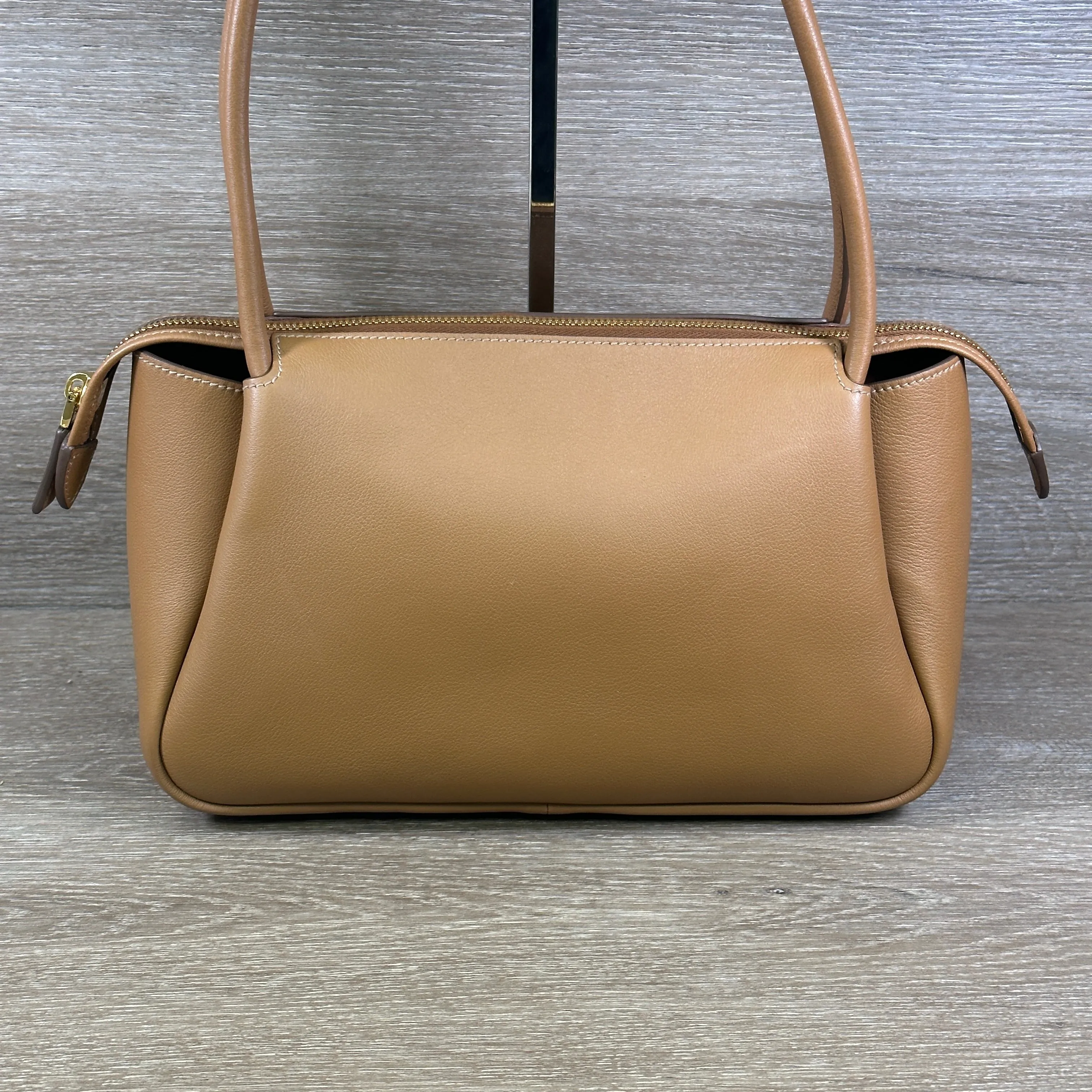 Prada Medium Leather Handbag - Brown