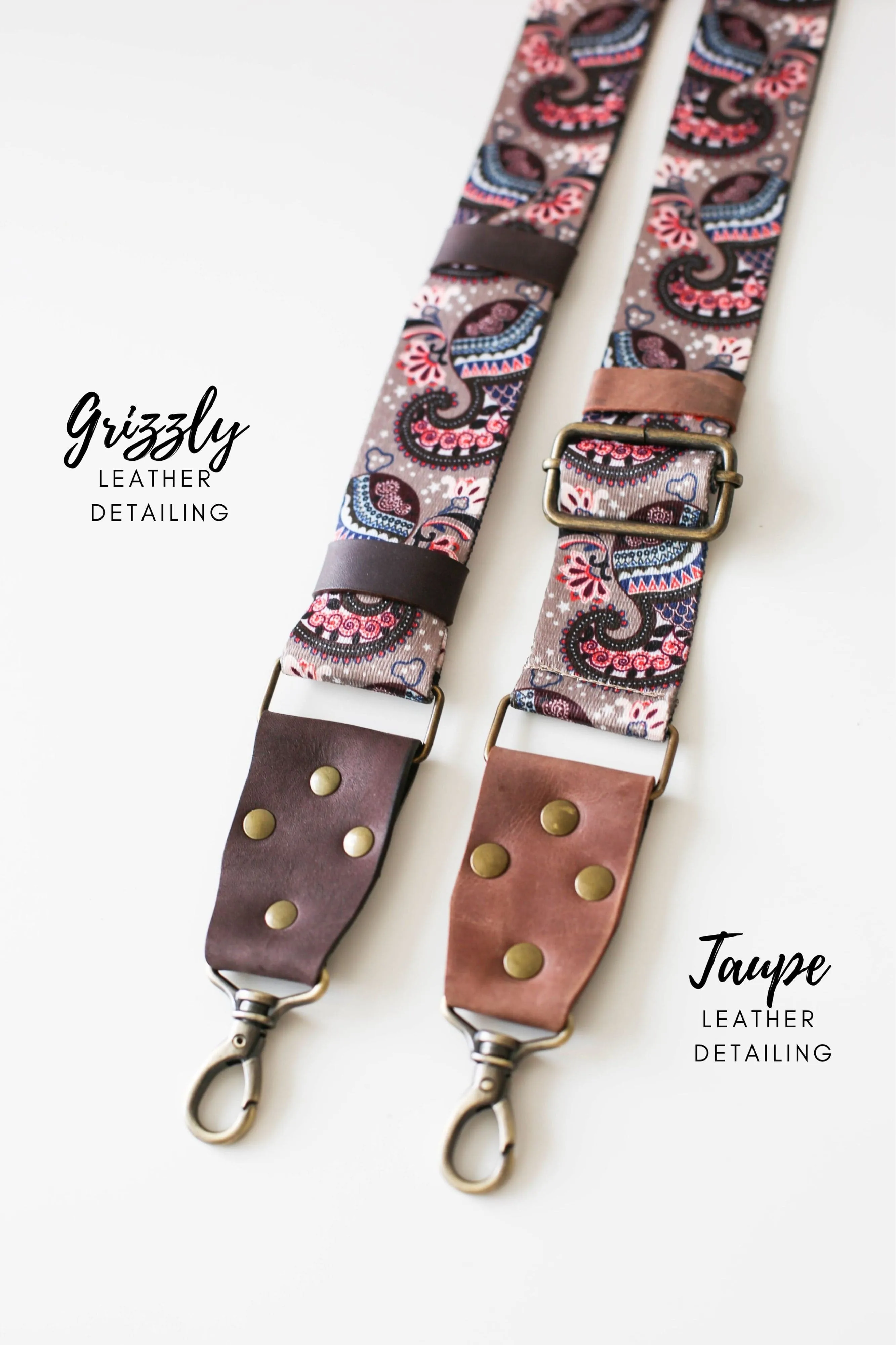 Replacement Leather Straps for Purses/ Taupe