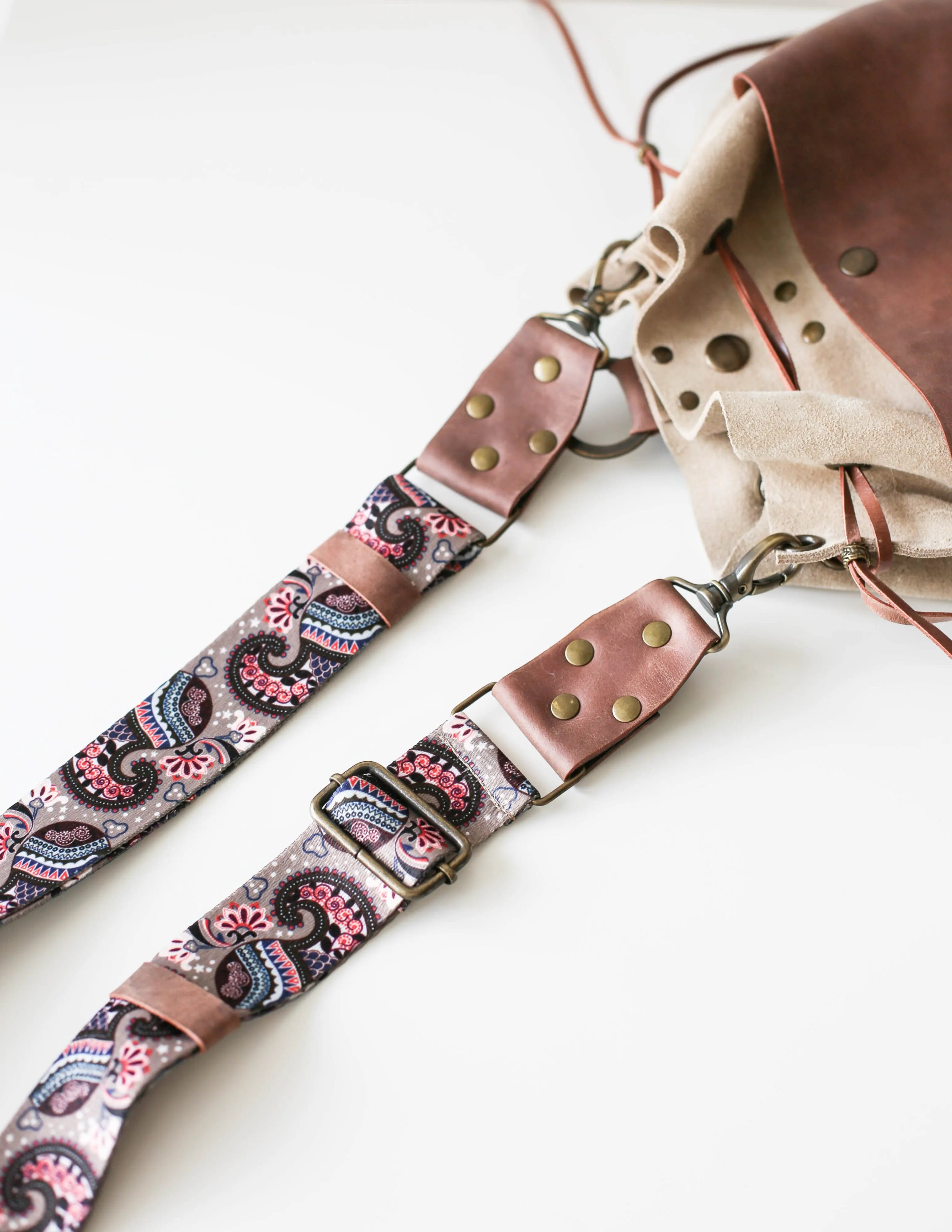 Replacement Leather Straps for Purses/ Taupe