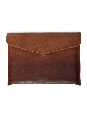 SleekSkin: Cognac Genuine Leather Laptop Sleeves