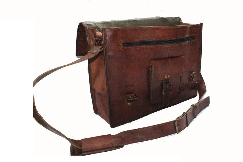 Slim Leather Briefcase 13"