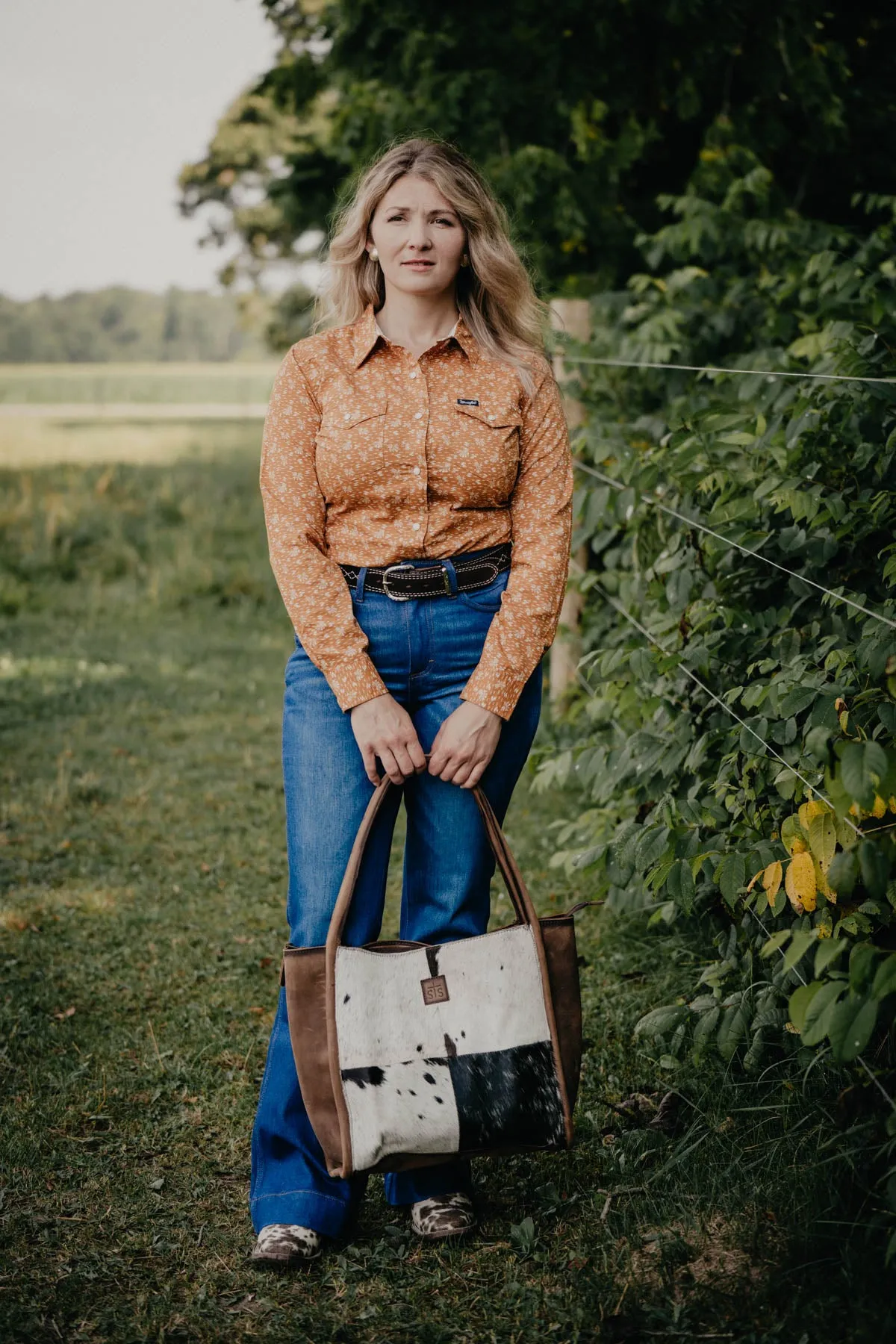 STS Cowhide Betty Tote by STS Ranchwear