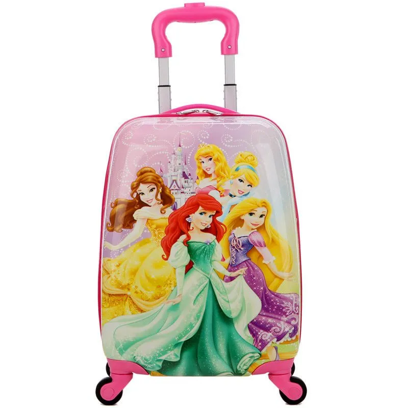 Super Character Trolley Suitcase for Kids – Vibrant Rolling Luggage for Adventures and Travel