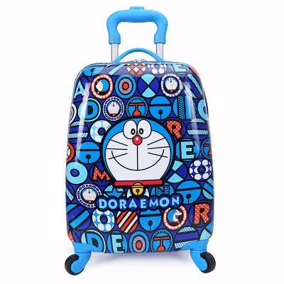 Super Character Trolley Suitcase for Kids – Vibrant Rolling Luggage for Adventures and Travel