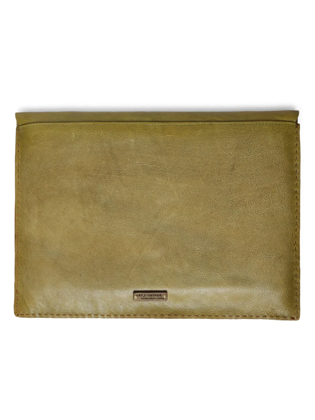 UrbanCraft Olive Leather Laptop Sleeves