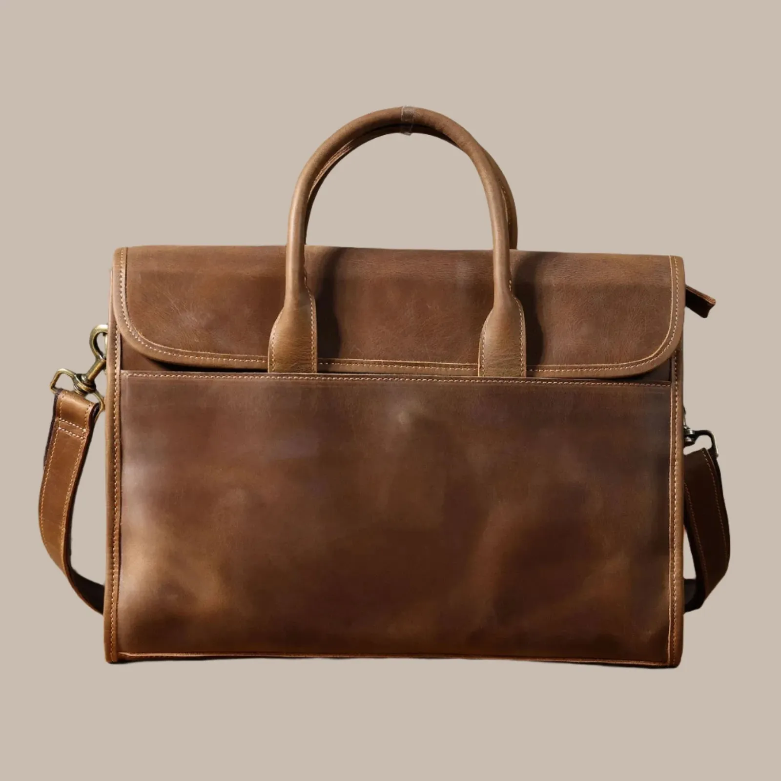 Vintage Genuine Leather Laptop Bags