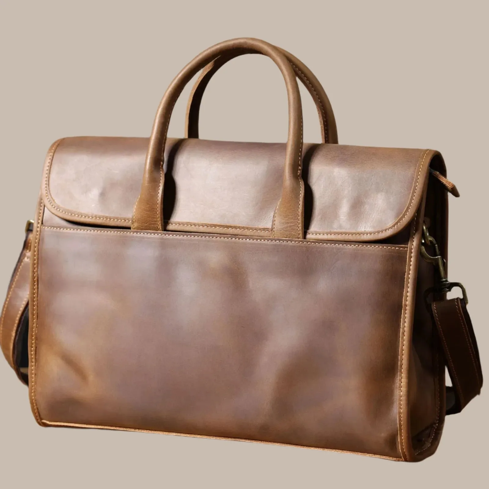 Vintage Genuine Leather Laptop Bags