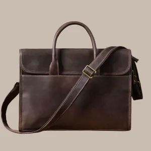 Vintage Genuine Leather Laptop Bags